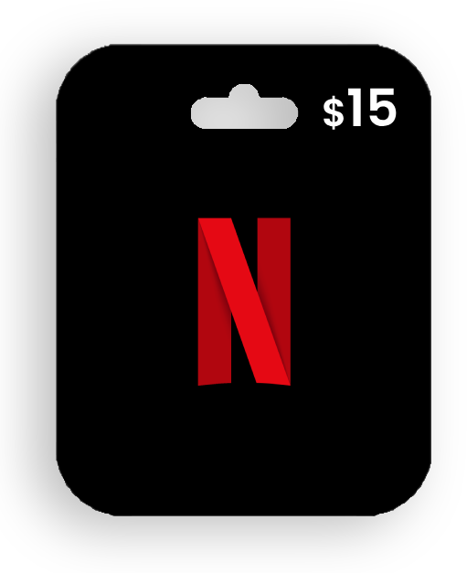 Gift card de Netflix por 15